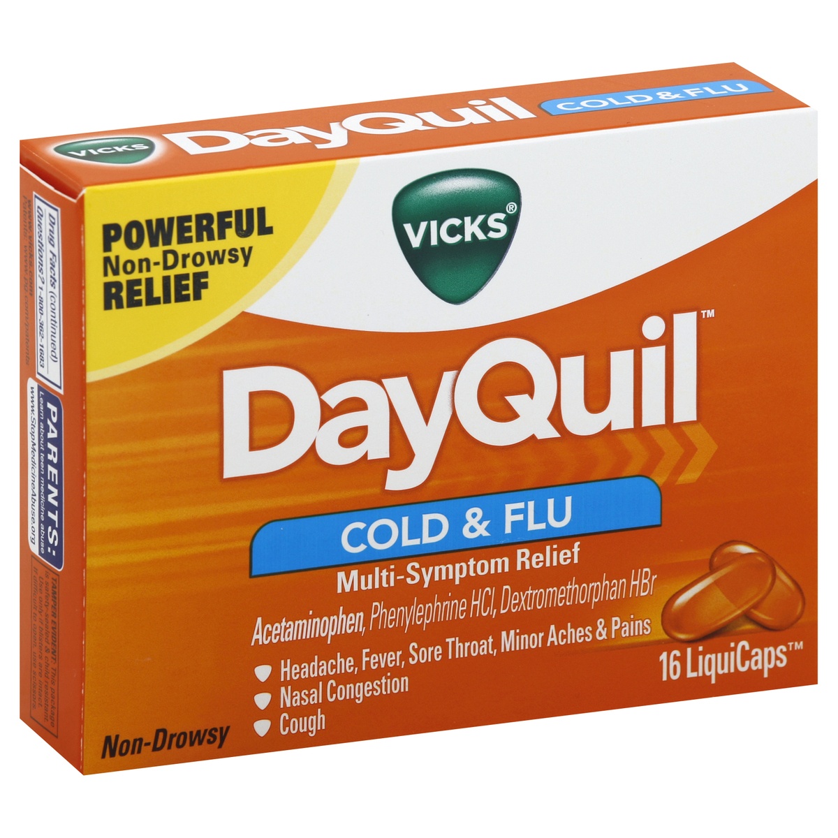 slide 1 of 2, Vicks DayQuil 16 ea, 16 ct