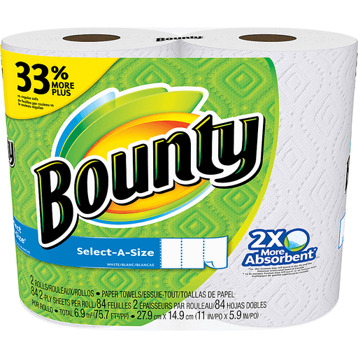 slide 3 of 9, Bounty Paper Towels 2 ea, 2 ct