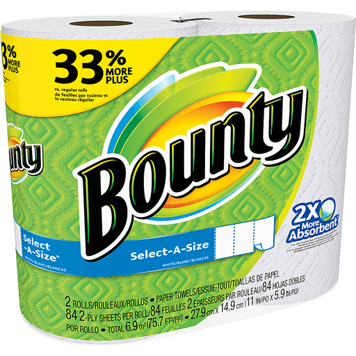 slide 8 of 9, Bounty Paper Towels 2 ea, 2 ct