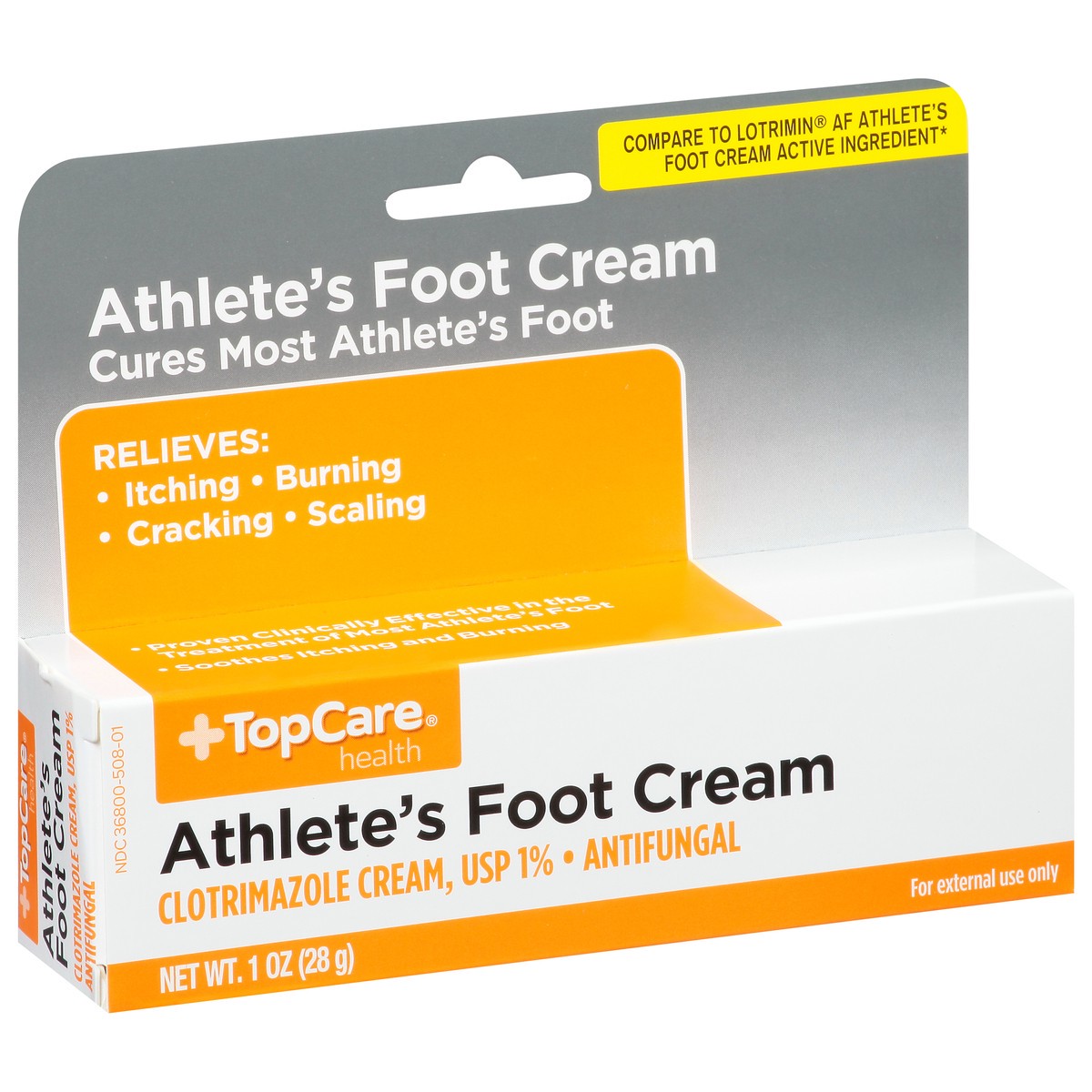 slide 4 of 9, TopCare Health Athlete's Foot Cream 1 oz, 1 oz