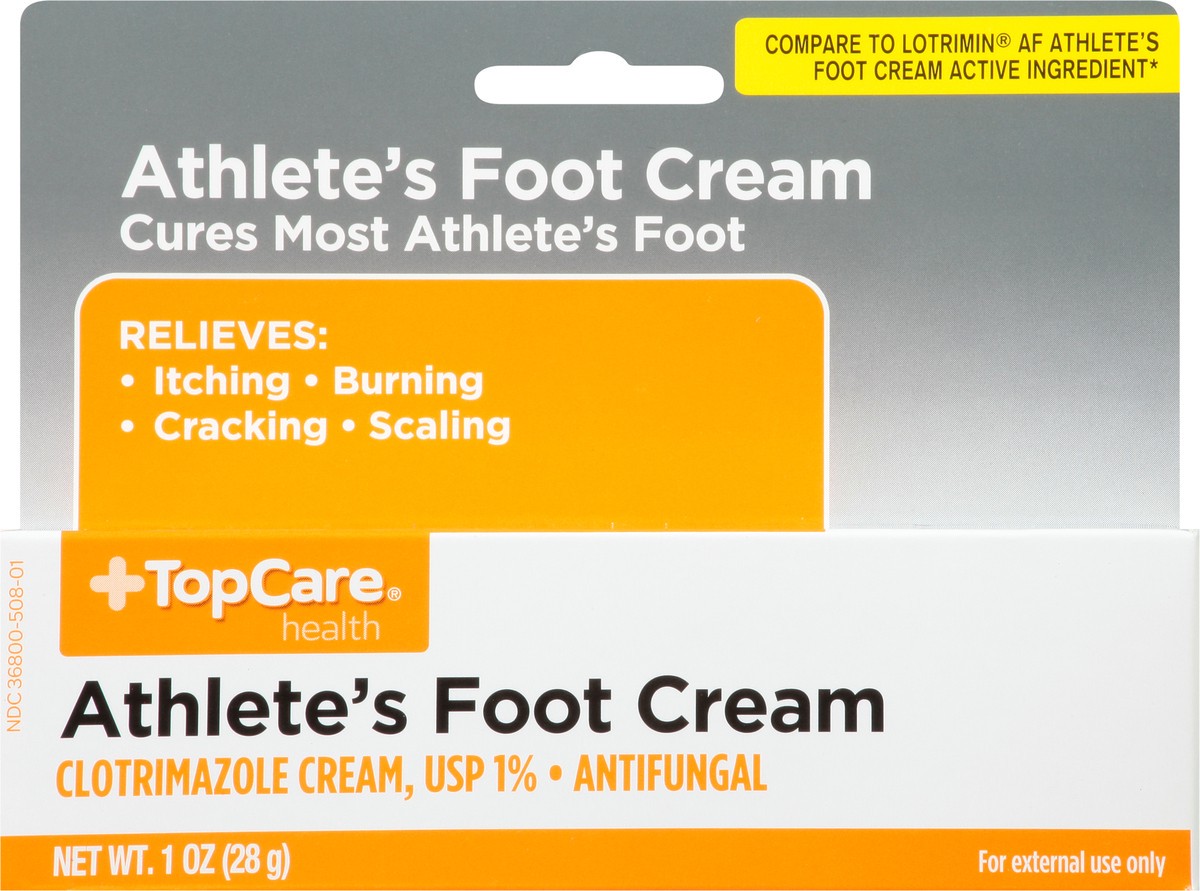 slide 3 of 9, TopCare Health Athlete's Foot Cream 1 oz, 1 oz