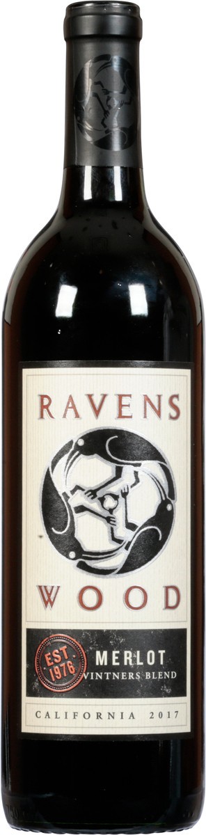 slide 3 of 12, Ravens Wood California 2017 Merlot Vintners Blend 750 ml, 1 ml