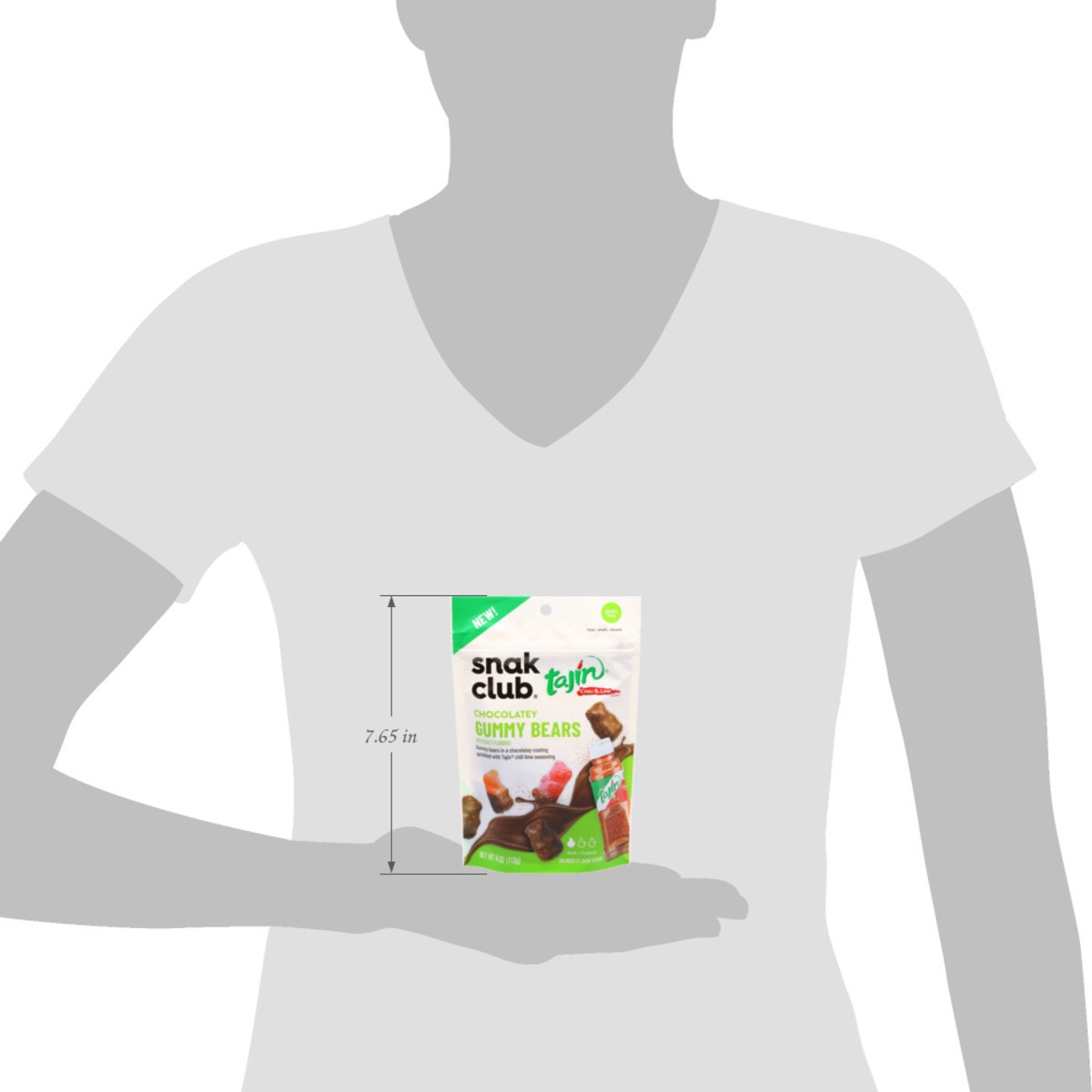 slide 8 of 15, Tajin Chocolatey Gummy Bears 4oz Bag - 6 CT, 6 ct