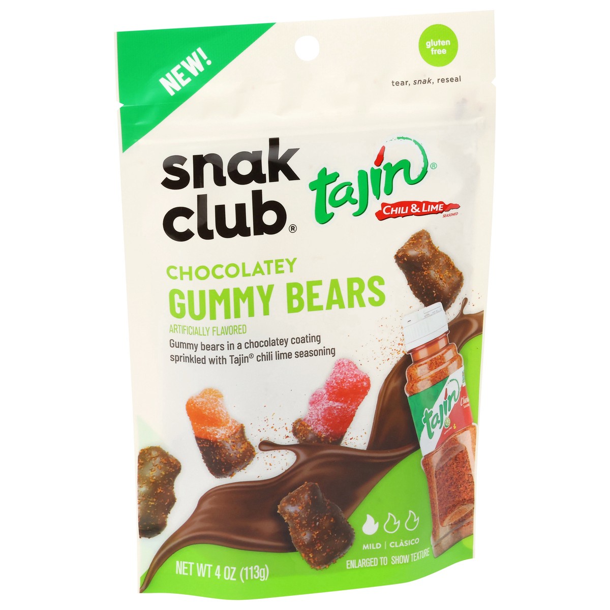 slide 3 of 15, Tajin Chocolatey Gummy Bears 4oz Bag - 6 CT, 6 ct