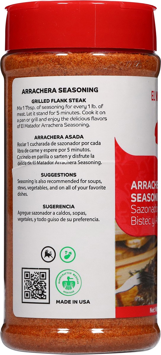 slide 6 of 13, El Matador Arrachera Seasoning 14 oz, 14 oz