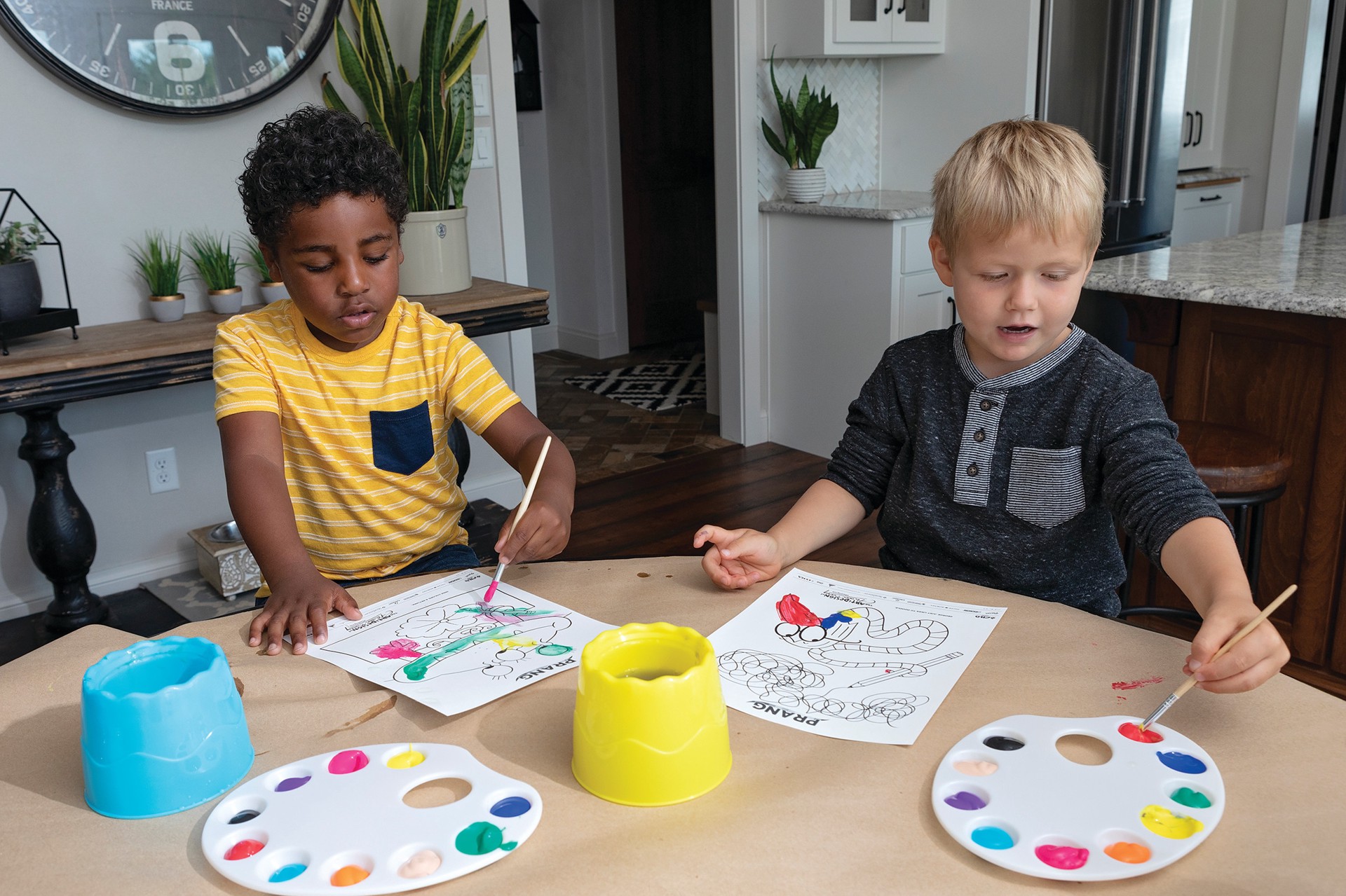 slide 4 of 5, PRANG Washable Tempera Paint, Green, 8 oz, 8 oz