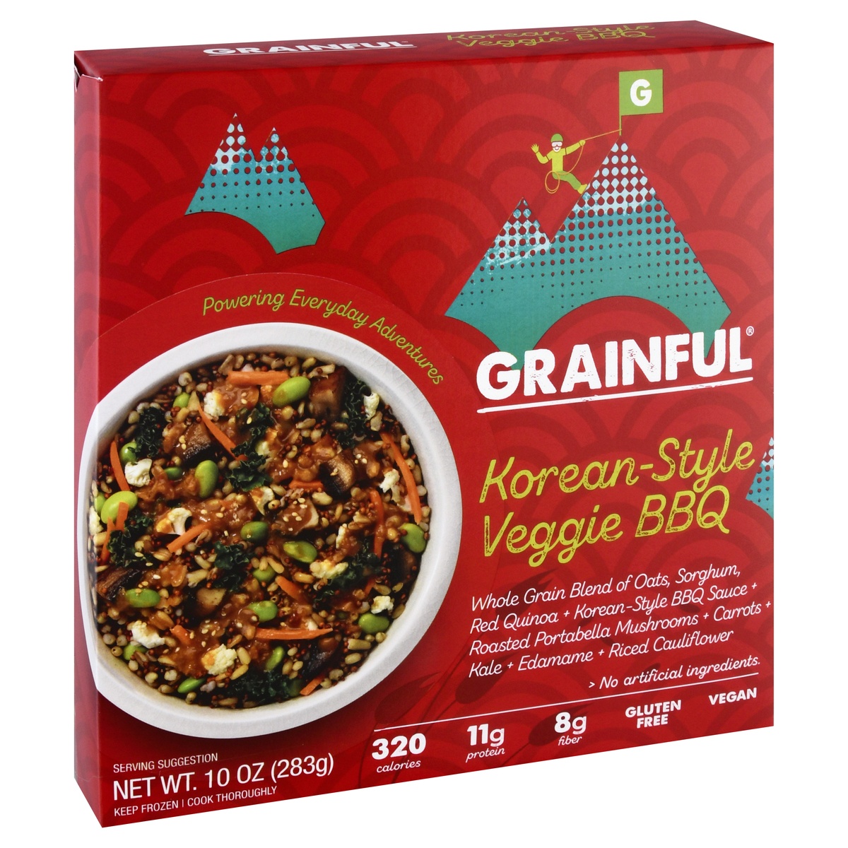 slide 2 of 10, Grainful Frozen Korean-Style Veggie BBQ, 10 oz