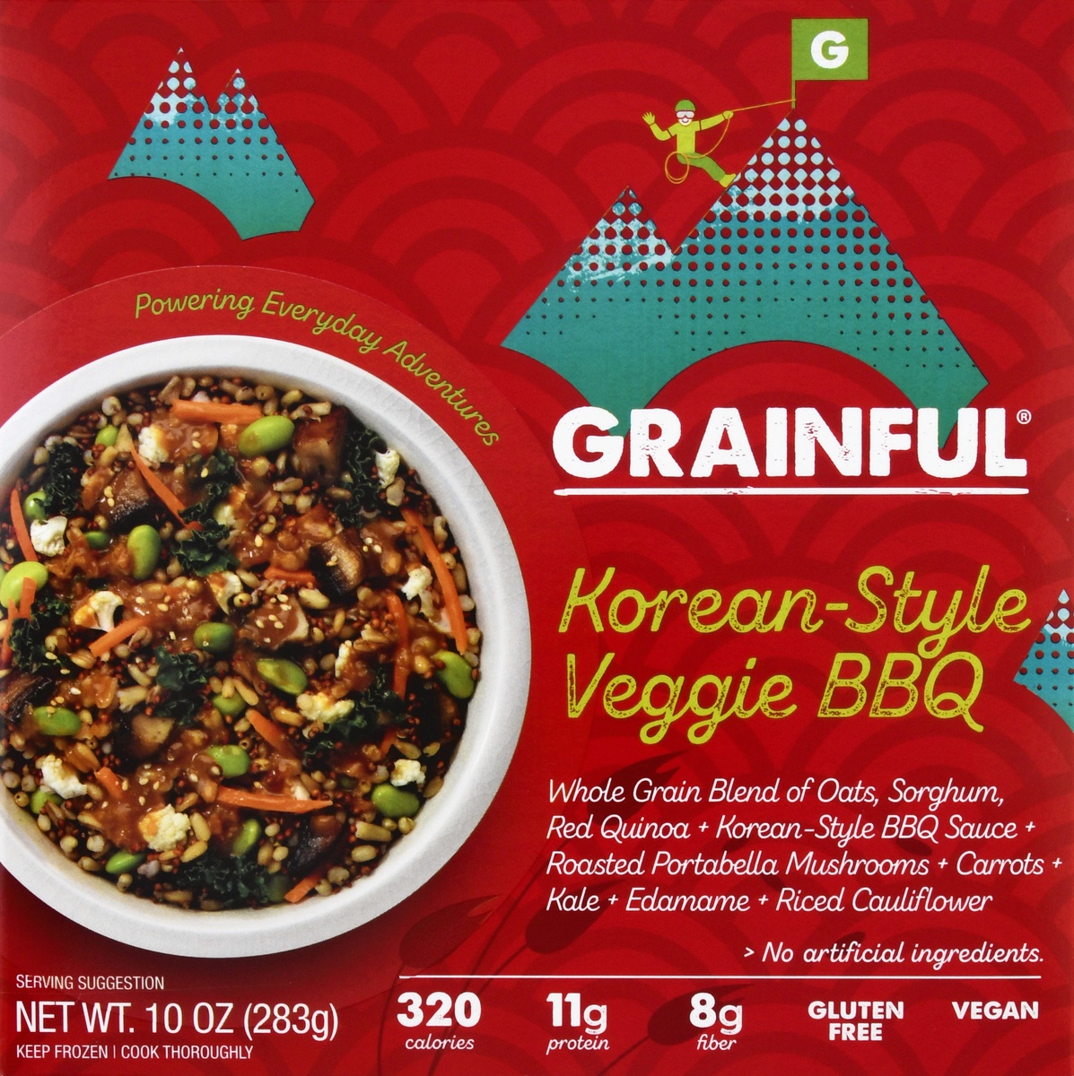 slide 9 of 10, Grainful Frozen Korean-Style Veggie BBQ, 10 oz