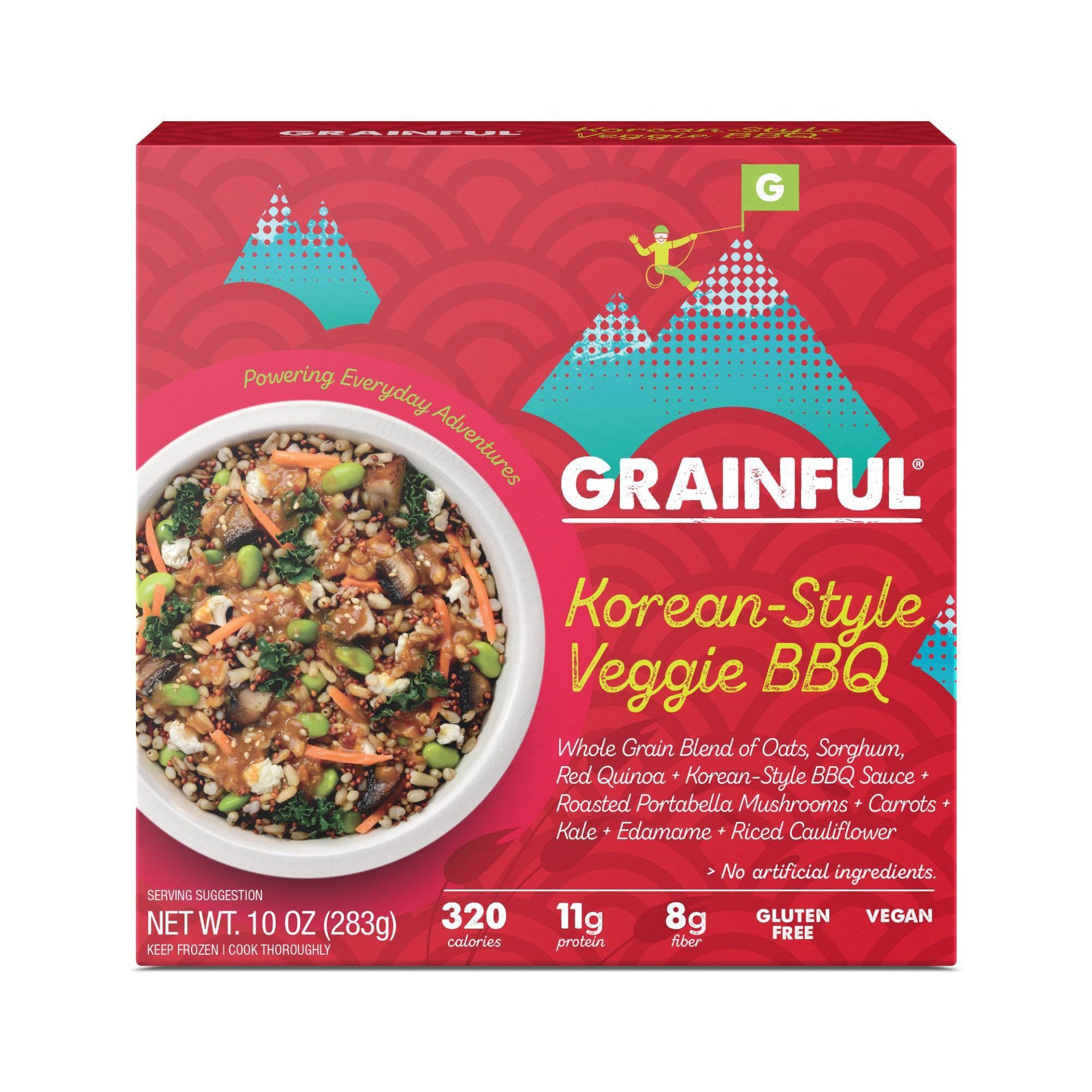 slide 1 of 10, Grainful Frozen Korean-Style Veggie BBQ, 10 oz