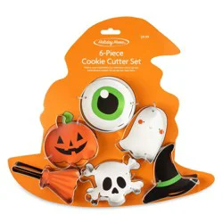 Holiday Home 6 Piece Halloween Cookie Cutter Set