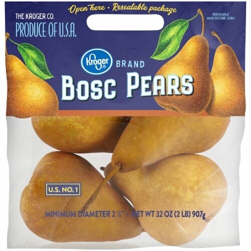 slide 1 of 1, Kroger Bosc Pears, 2 lb