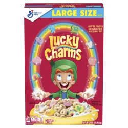 Lucky Charms, Marshmallow Cereal with Unicorns, Gluten Free