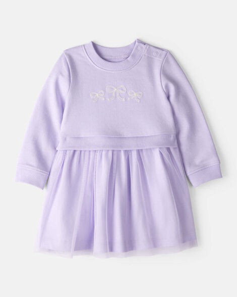 carter's purple dress 3T Carter's L/S purple butterfly boho dress
