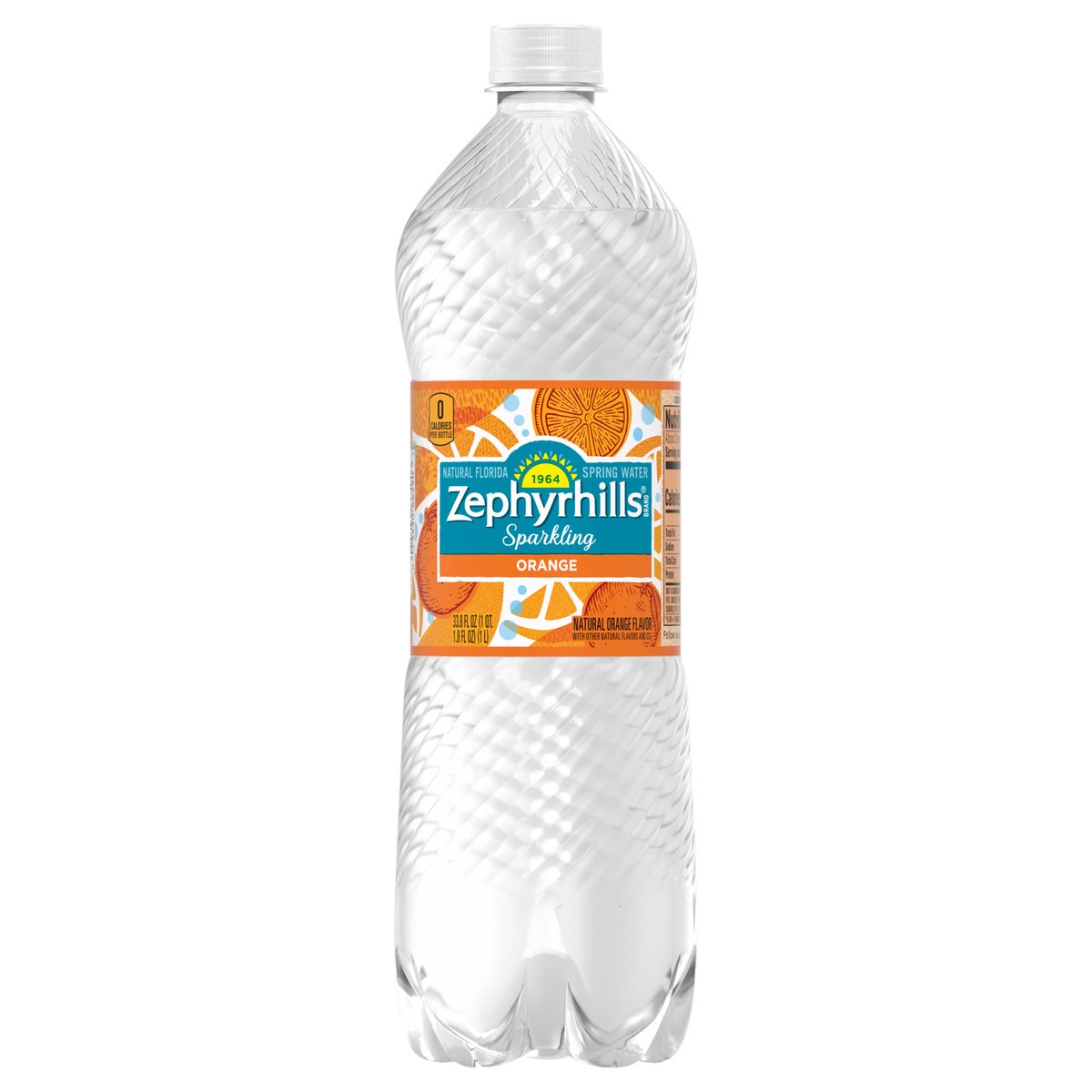 slide 1 of 4, Zephyrhills Sparkling Water, Orange- 33.8 oz, 33.8 oz