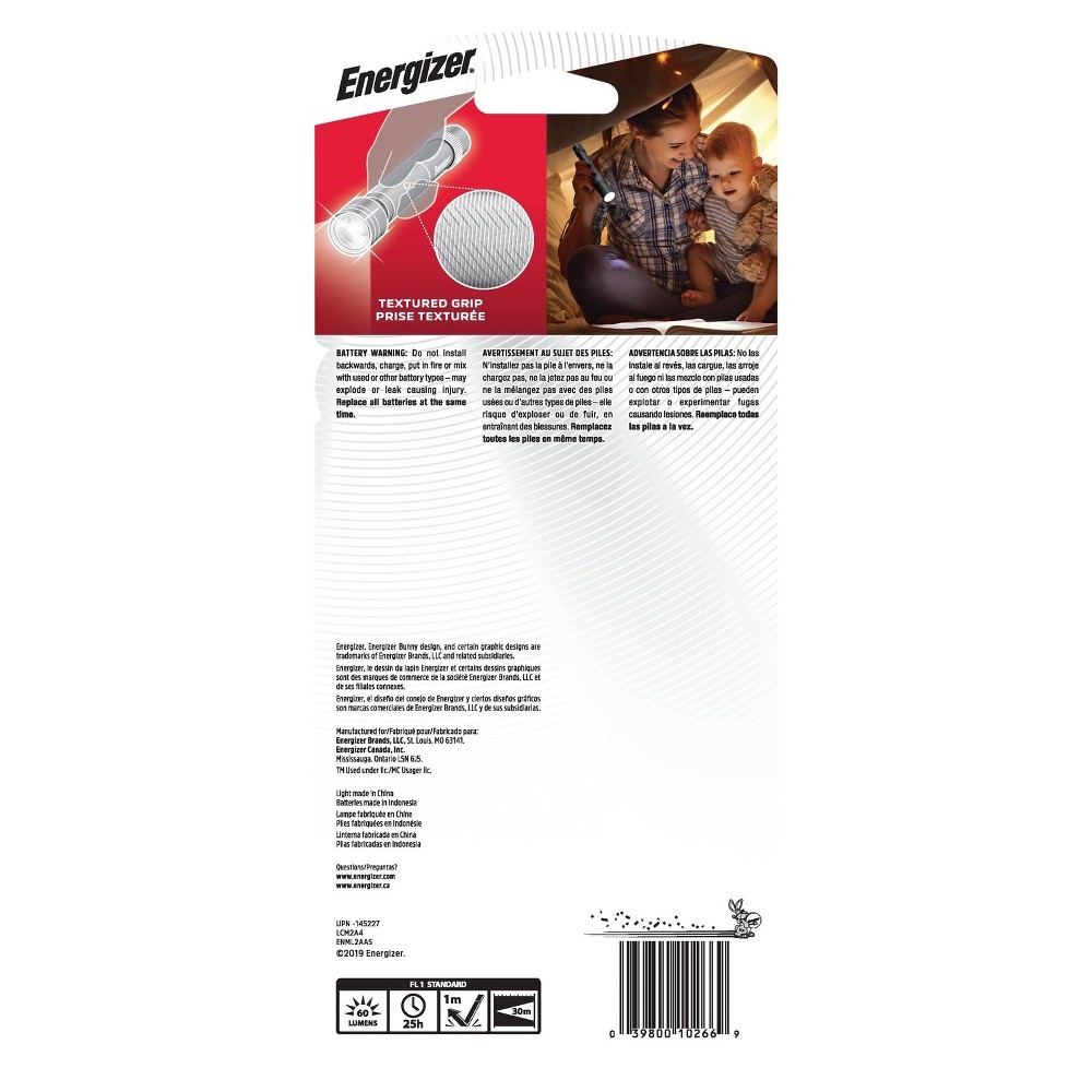 slide 2 of 3, Energizer 2AA Metal LED Flashlight, 1 ct