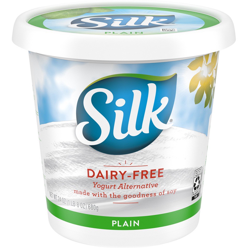 slide 5 of 9, Silk Simply Plain Yogurt, 24 oz