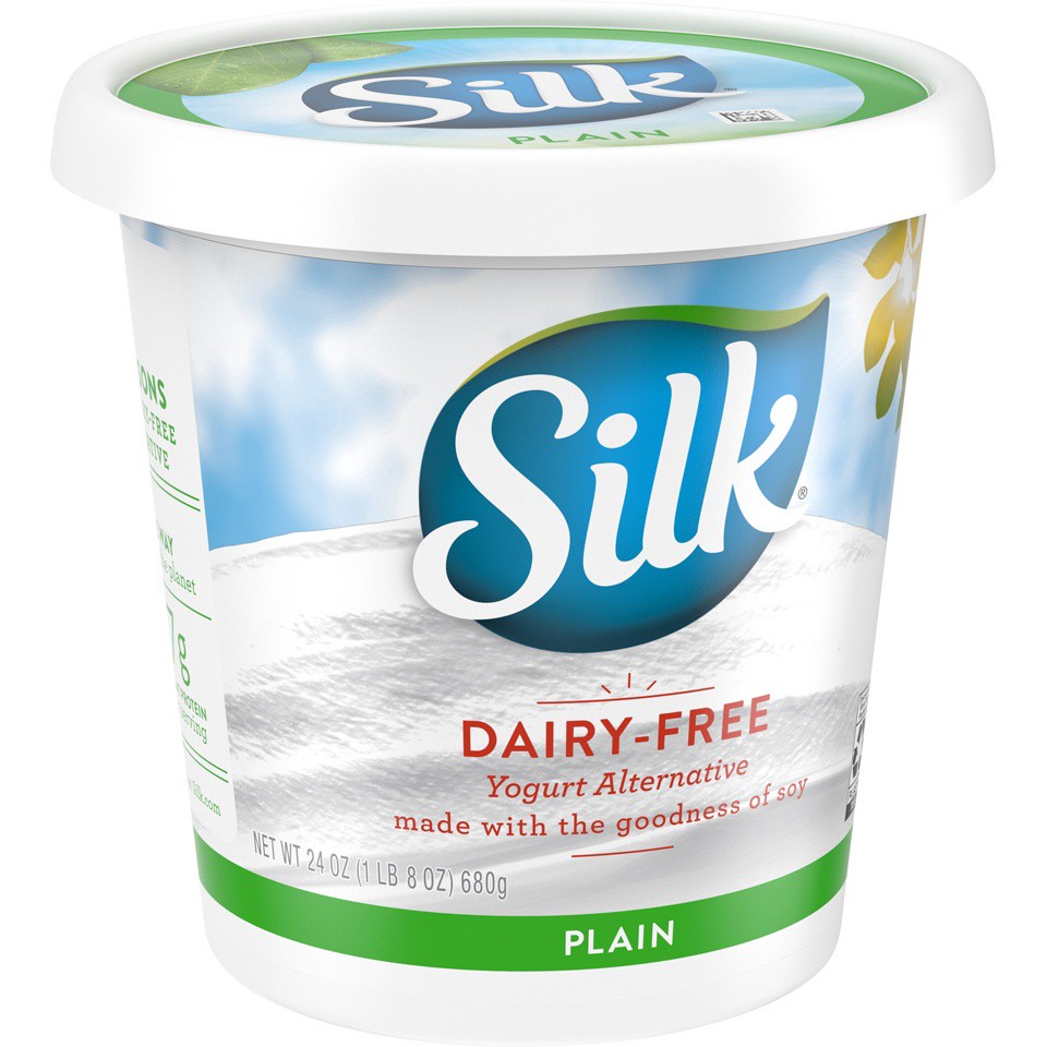 slide 3 of 9, Silk Simply Plain Yogurt, 24 oz