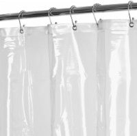 slide 1 of 1, Everyday Living Mildew-Resistant Shower Curtain Liner - Clear, 70 in x 71 in