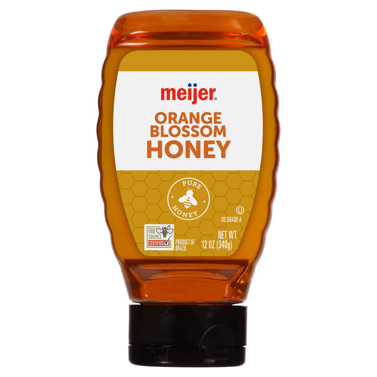 slide 1 of 5, Meijer Orange Blossom Honey, 12 oz