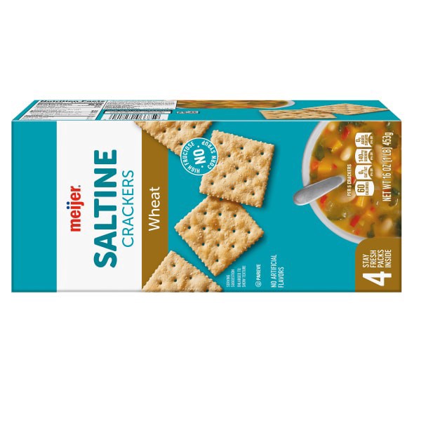 slide 20 of 29, Meijer Select Wheat Saltine Crackers, 16 oz