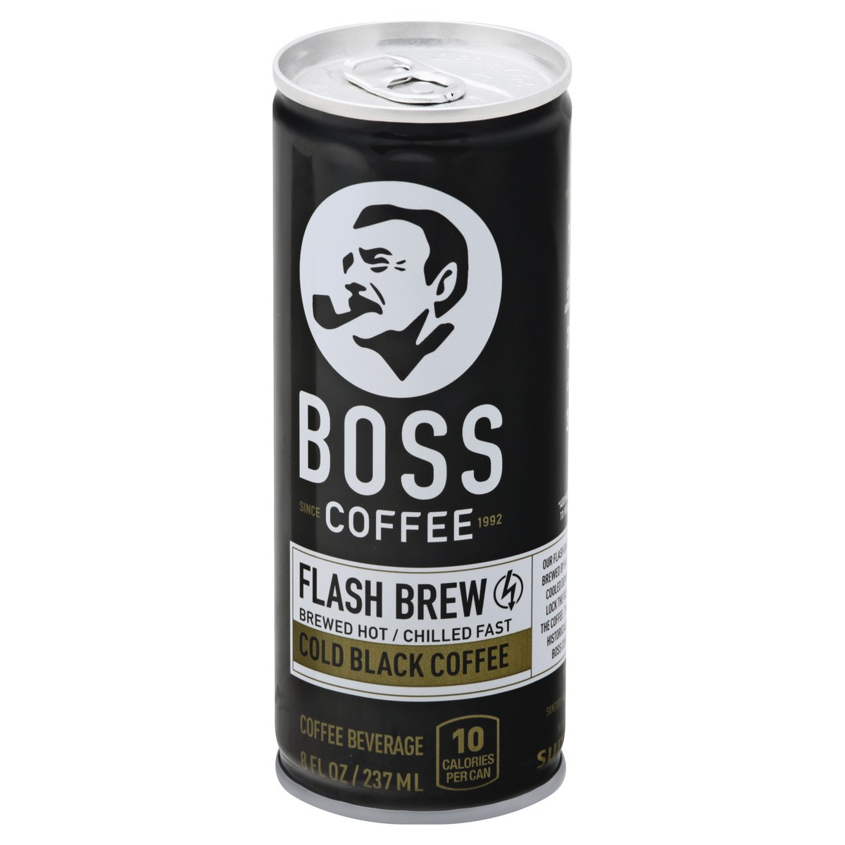 slide 1 of 8, BOSS Coffee Coffee Beverage, Cold Black, Flash Brew - 8 oz, 8 oz