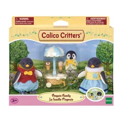 Calico Critters Penguin Family, Set of 3 Collectible Doll Figures