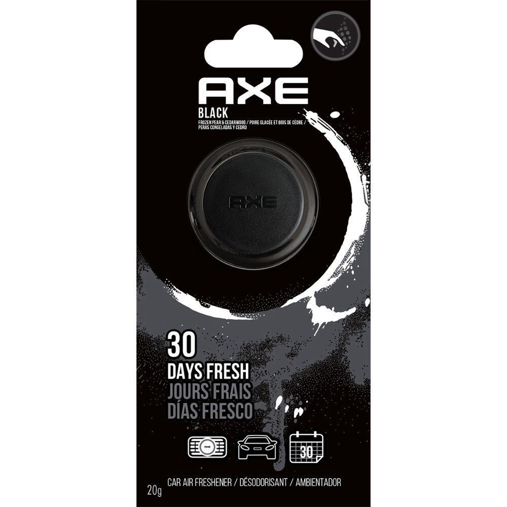slide 1 of 2, Axe Black Mini Vent Clip Car Air Freshener, 1 ct