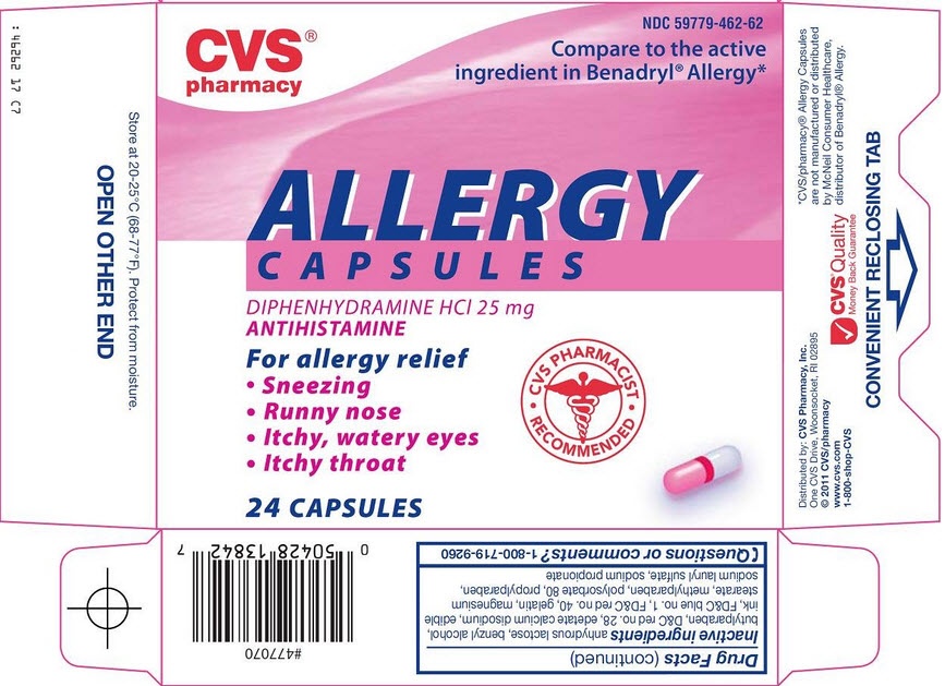 slide 1 of 1, CVS Pharmacy Allergy Capsules, 24 ct