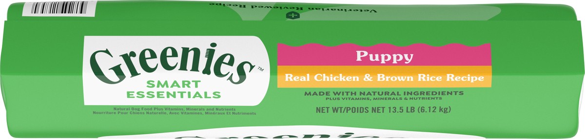 slide 6 of 16, Greenies Smart Essentials Puppy High Protein Dry Dog Food Real Chicken & Brown Rice Recipe, 13.5 lb. Bag, 13.50 lb
