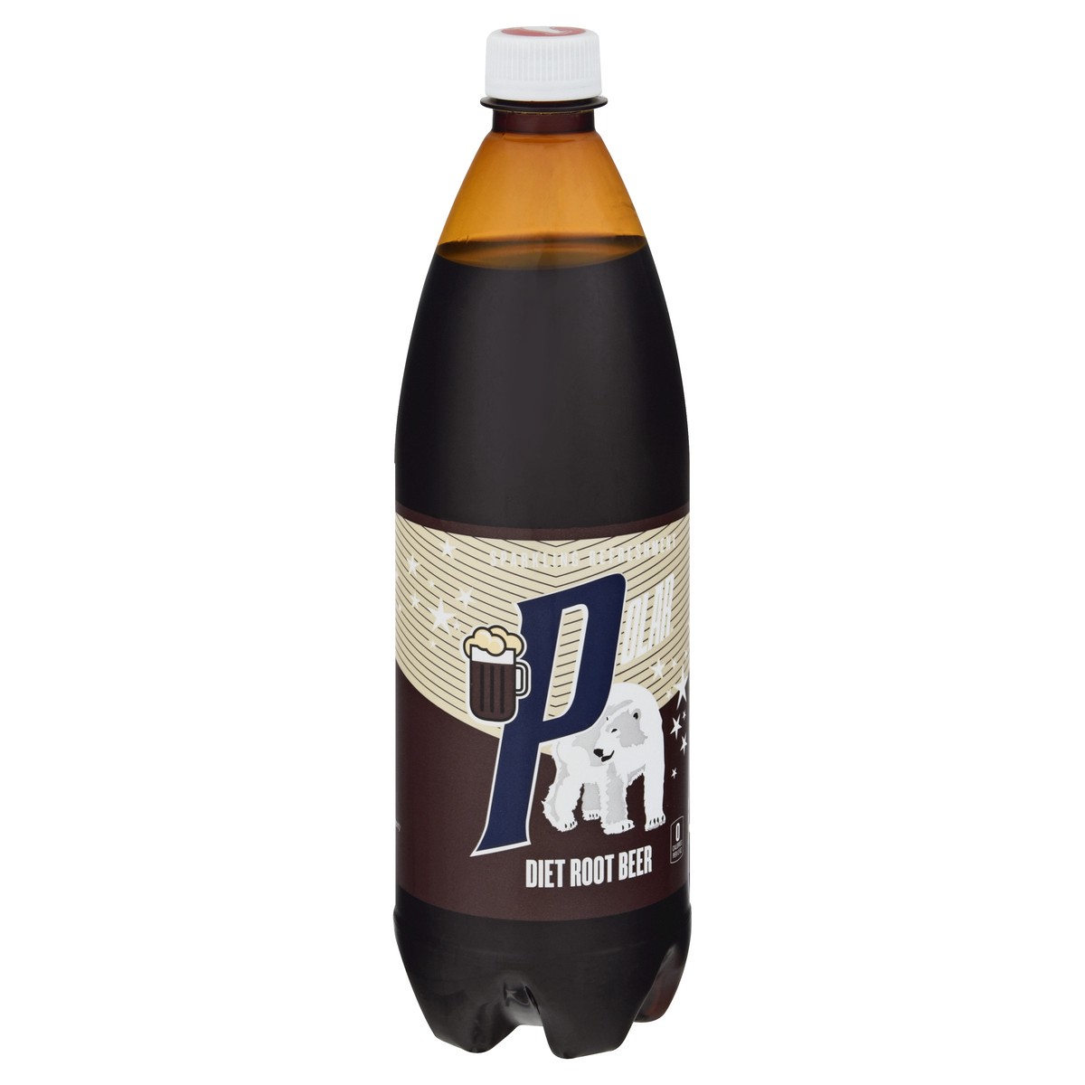 slide 5 of 13, Polar Diet Root Beer Single - 1 l, 1 l