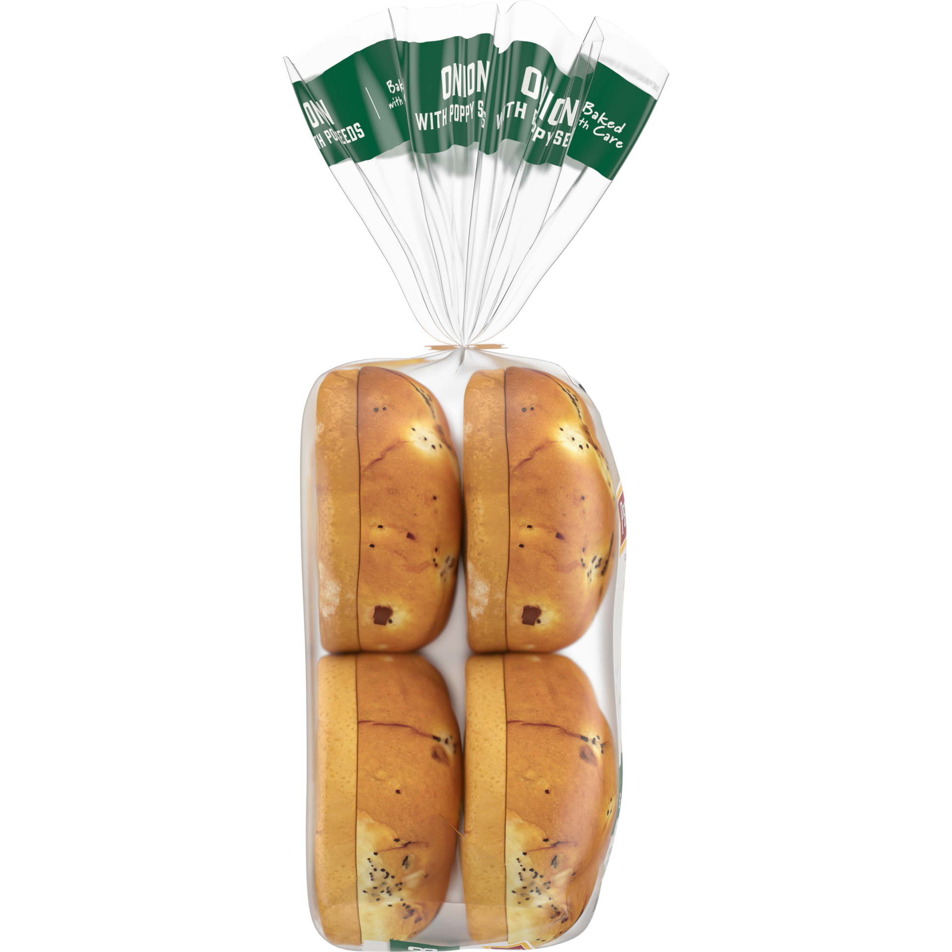 slide 2 of 5, Pepperidge Farm Onion with Poppy Seeds Hamburger Buns, 8-Pack Bag, 8 ct; 15 oz