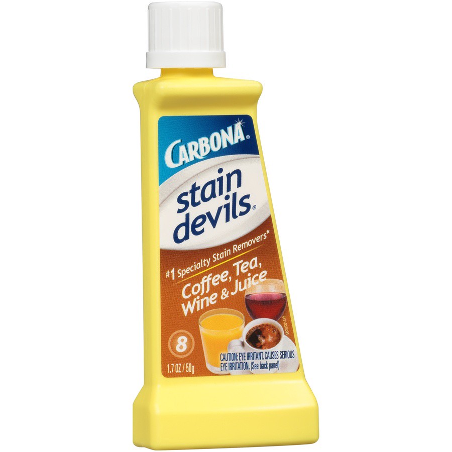 slide 3 of 6, Carbona Stain Devils 8 Coffee, Tea, Wine & Juice Stain Remover 1.7 oz, 1.7 oz