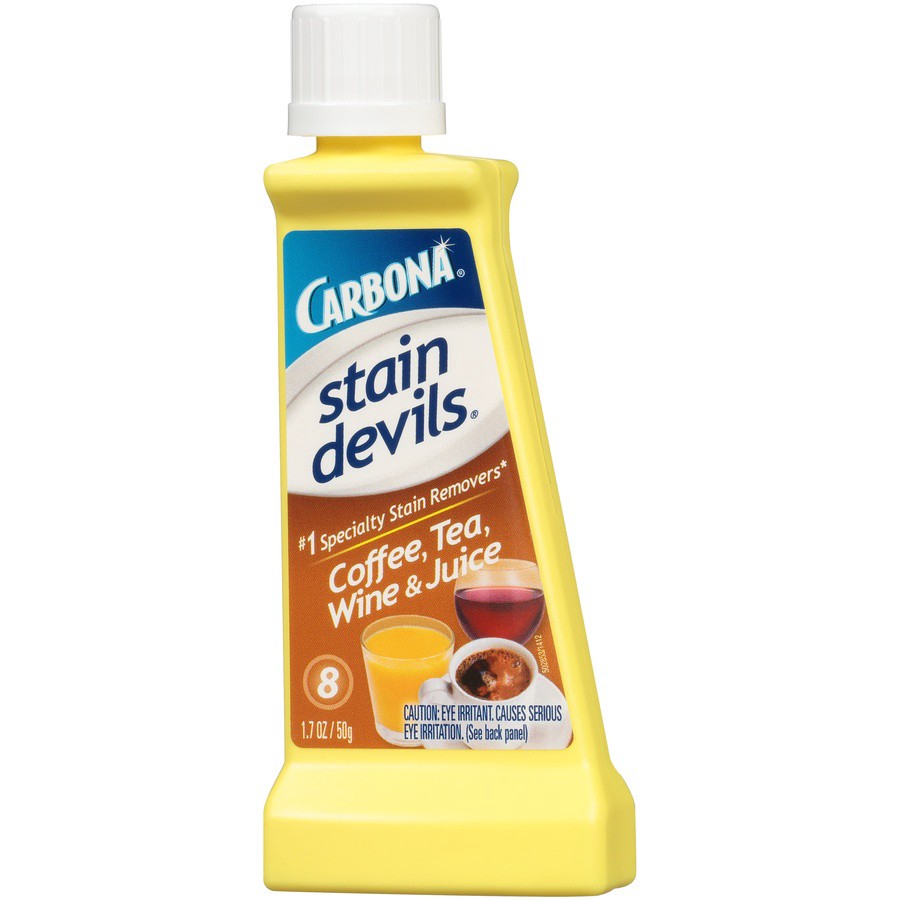 slide 2 of 6, Carbona Stain Devils 8 Coffee, Tea, Wine & Juice Stain Remover 1.7 oz, 1.7 oz