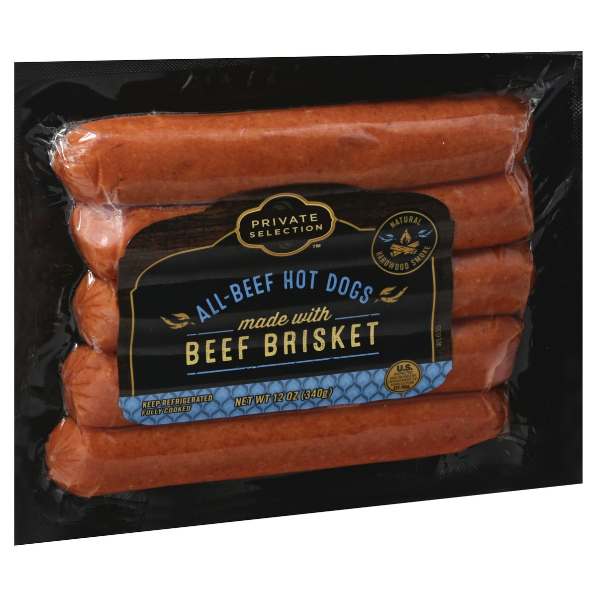 Private Selection Beef Brisket All-Beef Hot Dogs 12 oz | Shipt