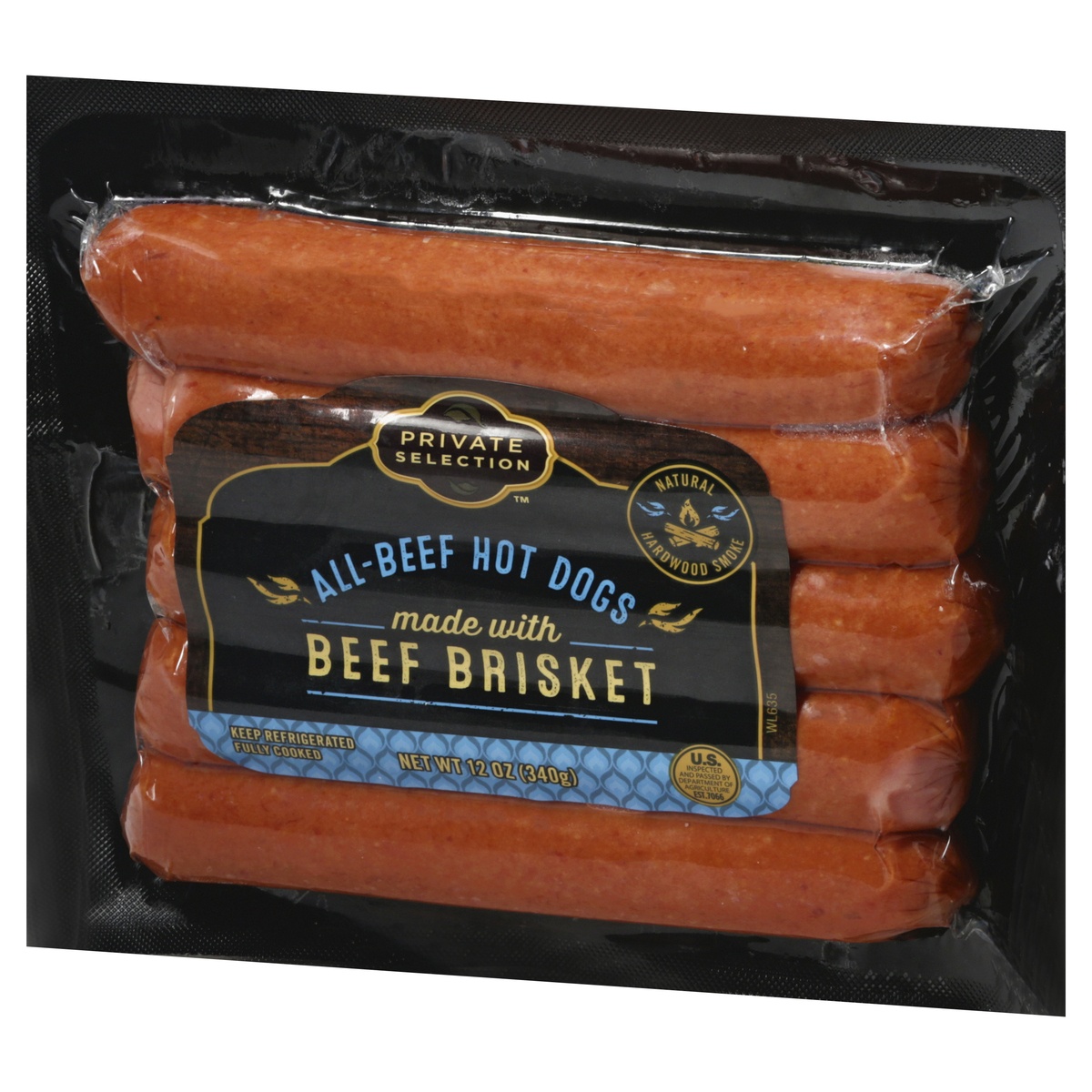 Private Selection Beef Brisket All-Beef Hot Dogs 12 oz | Shipt