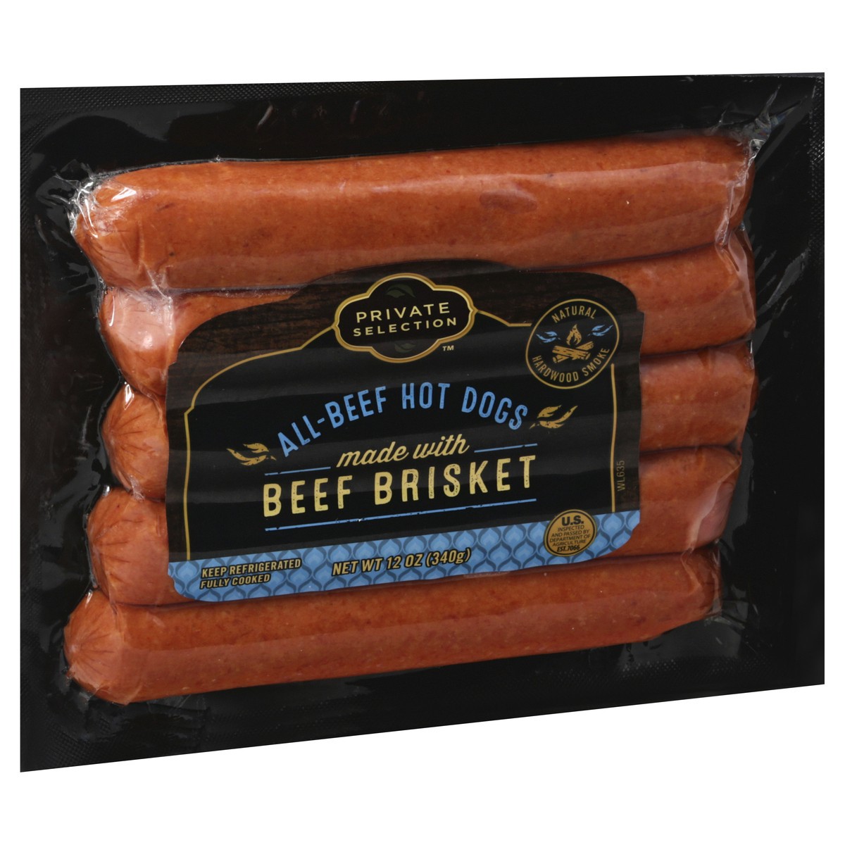 slide 11 of 13, Private Selection All-Beef Hot Dogs 12 oz, 12 oz