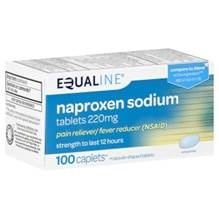 slide 1 of 1, Equaline Naproxen Sodium Caps, 100 ct