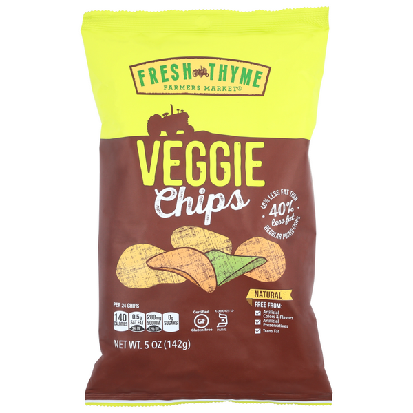 slide 1 of 1, Fresh Thyme Veggie Chips, 5 oz
