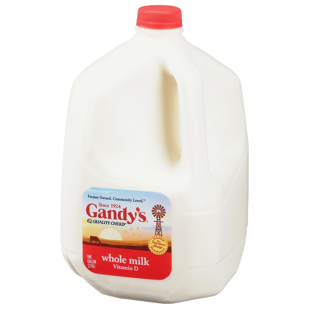 slide 14 of 14, Gandy's Whole Milk 1 Gallon, 1 gal