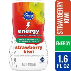 Kroger Energy Strawberry Kiwi Liquid Water Enhancer - 1.62 fl oz