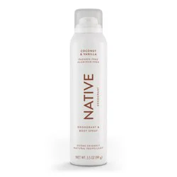 Native Coconut & Vanilla Deodorant Spray - 3.5oz