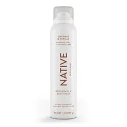 Native Coconut & Vanilla Deodorant Spray - 3.5oz