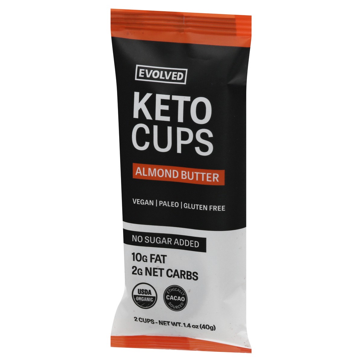 slide 6 of 9, EVOLVED Org Almond Keto Cups 1.41Oz, 1 ct