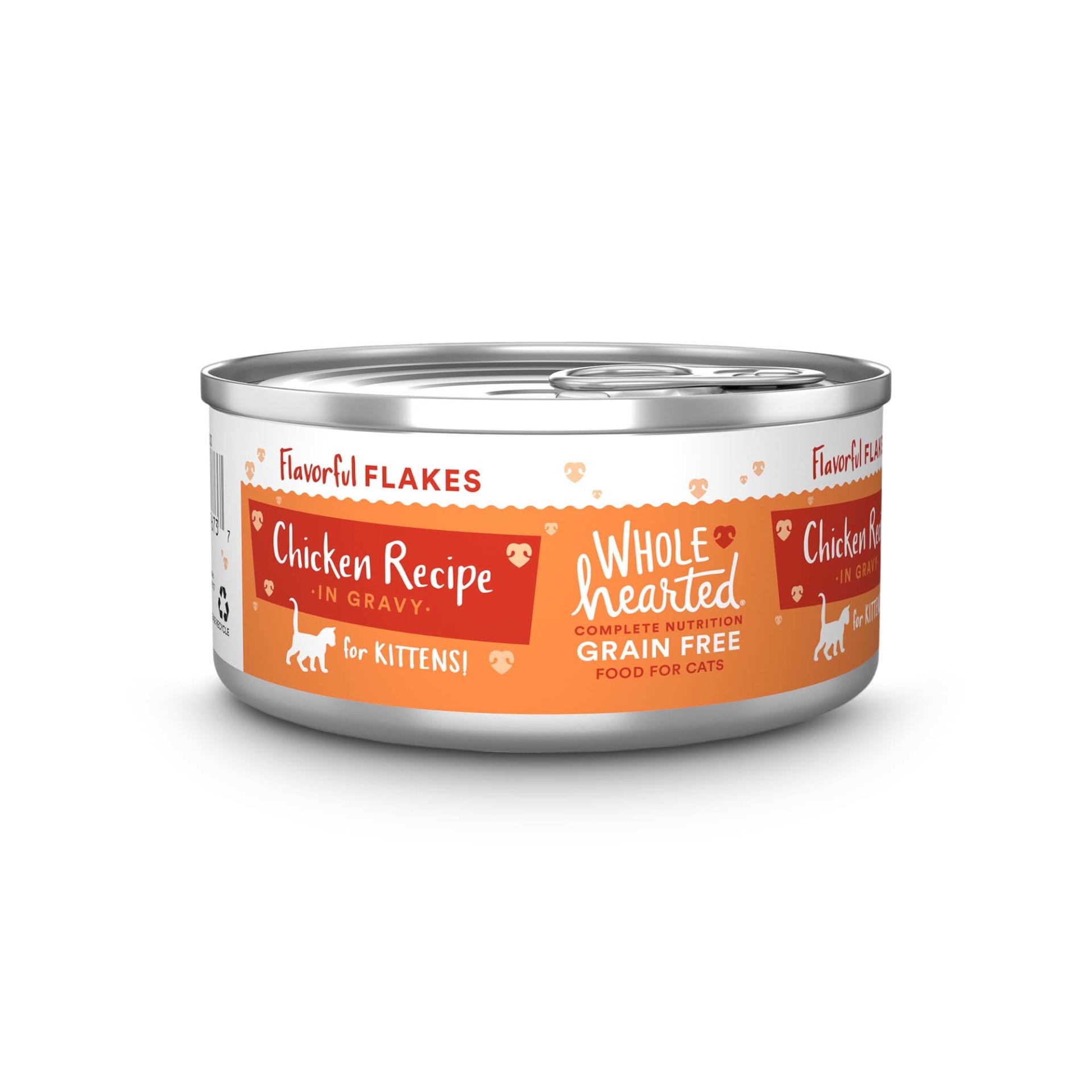 slide 1 of 1, WholeHearted Whd-Cat 5.5Z Kitten Chkn Flake, 1 ct
