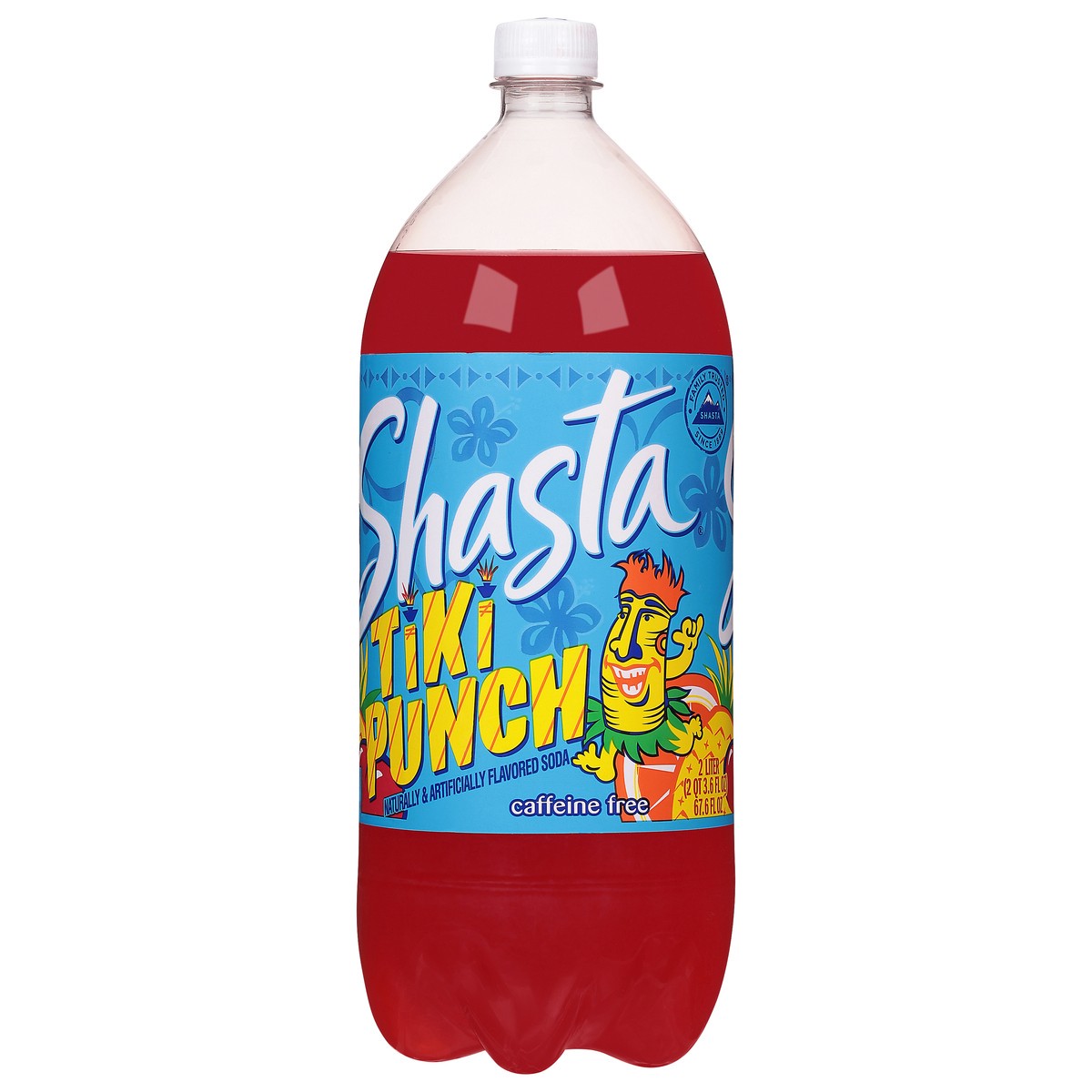 slide 6 of 9, Shasta Caffeine Free Tiki Punch Soda - 2 liter, 2 liter