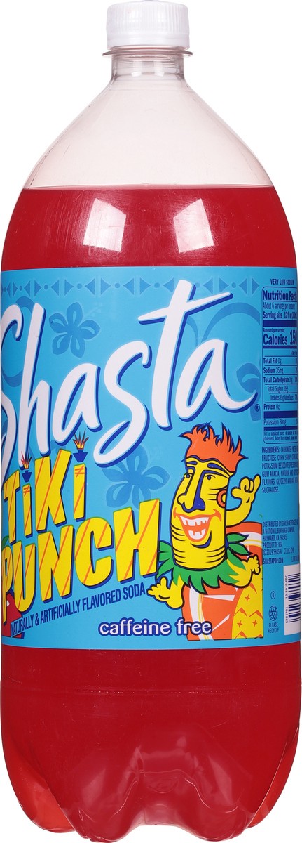 slide 9 of 9, Shasta Caffeine Free Tiki Punch Soda - 2 liter, 2 liter