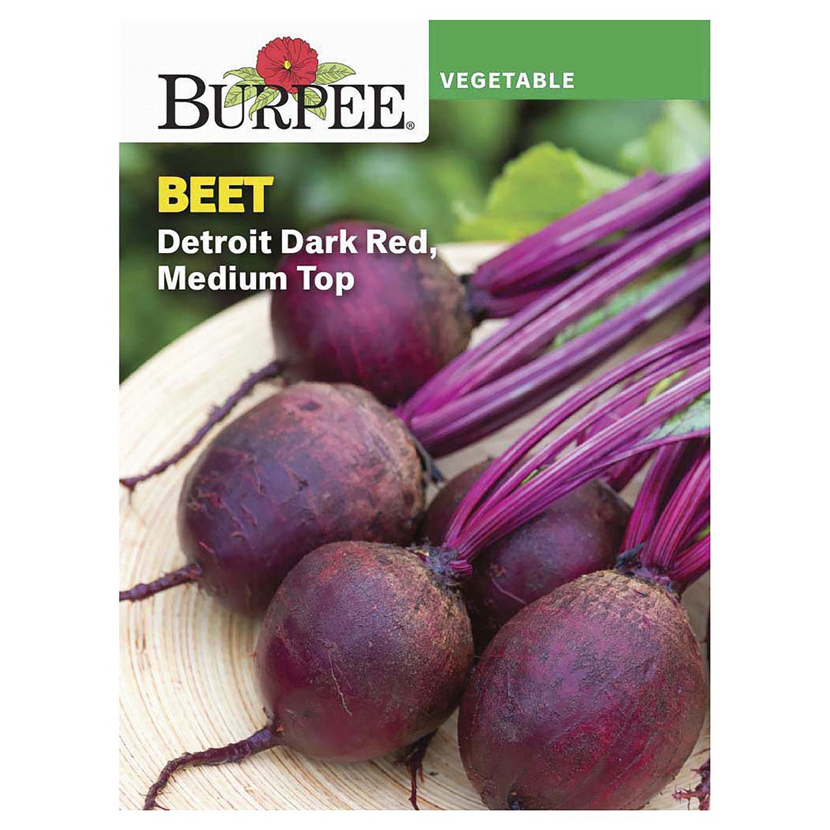 slide 1 of 5, Burpee Beet Detroit Dark Red Medium Top Seeds, 1 ct