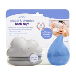 Ubbi Cloud & Droplet Bath Toys