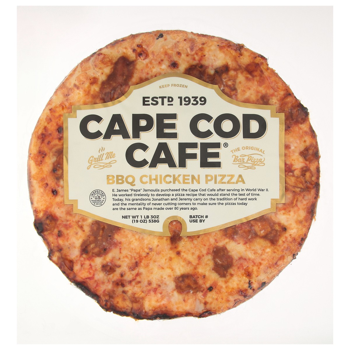 slide 3 of 4, Cape Cod Cafe Pizza Cape Cod Cafe Bbq Chicken Pizza, 19 oz