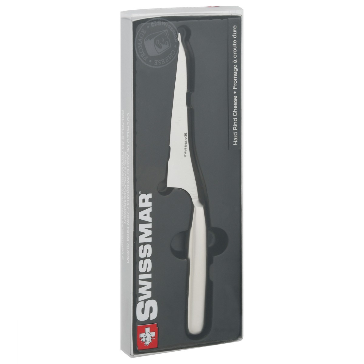 slide 2 of 9, Swissmar Hard Rind Cheese Knife, 1 ct